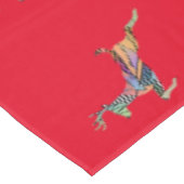 メリークリスマスの鹿の舞い テーブルクロス (アングル)