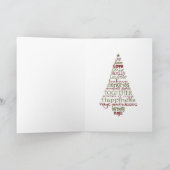 メリークリスマスの鹿 シーズンカード (内部)