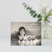 メリークリスマスの2013年の写真の平らなカード シーズンカード (スタンド正面)