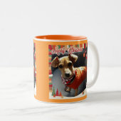 メリークリスマスのChiweenieのマグ ツートーンマグカップ (正面右)