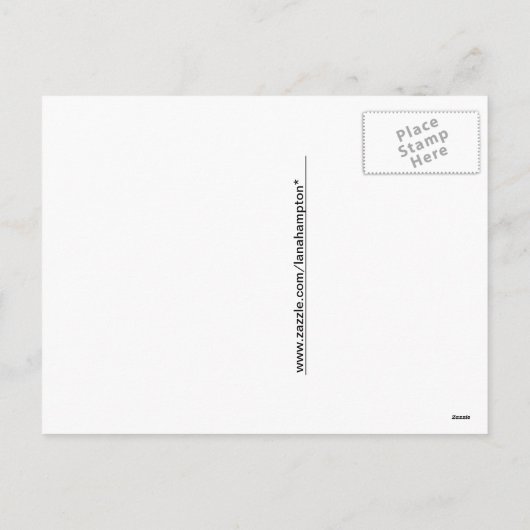 メリークリスマスのMele Kalikimakaの雪だるまの眠りの精 シーズンポストカード (裏面)