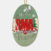 メリークリスマスのRMAによって登録されている医療助手 セラミックオーナメント (左)