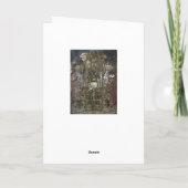 メリークリスマスのSteampunkの宇宙の輸送 シーズンカード (裏面)