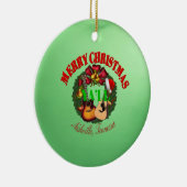 メリークリスマスのYallのオーナメント セラミックオーナメント (右)