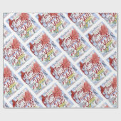 メリークリスマスのY'all – ミシシッピーの芸術 ラッピングペーパー (フラット)