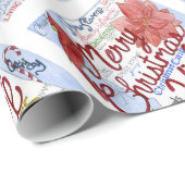 メリークリスマスのY'all – ミシシッピーの芸術 ラッピングペーパー (ロールコーナー)