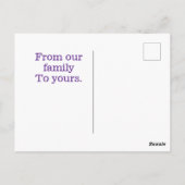 メリークリスマスはがき ポストカード (裏面)