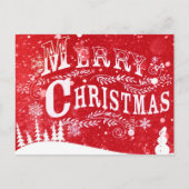 メリークリスマスはがき ポストカード (正面)