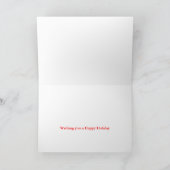 メリークリスマスはカードをつけます シーズンカード (内部)