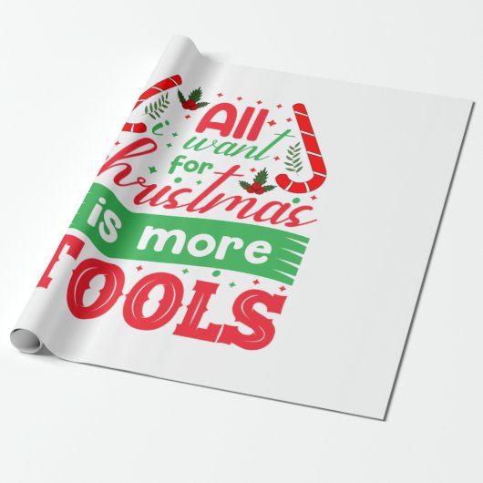 メリークリスマスはクリスマスに欲しい ラッピングペーパー (アンロールド)
