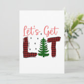 メリークリスマスはクリスマスに点灯しよう シーズンカード (スタンド正面)