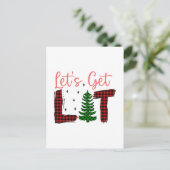 メリークリスマスはクリスマスに点灯しよう シーズンポストカード (スタンド正面)