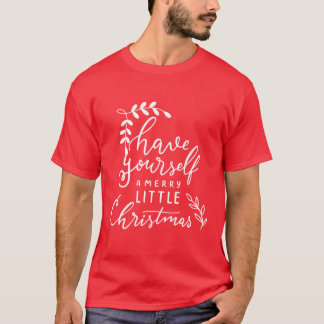 メリークリスマスはクリスマスに高くそりを見せる Tシャツ