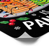 メリークリスマスはクリスマスパンケーキのメンズW ポスター (角)