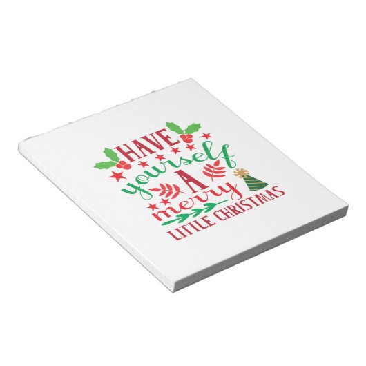 メリークリスマスは少しメリークリスマスだ ノートパッド (アングル)