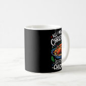 メリークリスマスは私がクリスマスフライドチキンのために欲しいすべて コーヒーマグカップ (正面右)