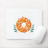 メリークリスマスは私がクリスマスベーゲルメンズウォームのために欲しいすべて マウスパッド (マウス)