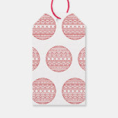 メリークリスマスは赤いクリスマスボールと一緒に食べる ギフトタグ (裏面)