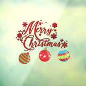 メリークリスマスぶら下がったのオーナメント ウィンドウサイン (シート3)