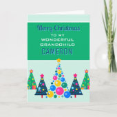 メリークリスマスへ素敵な孫カード シーズンカード (正面)