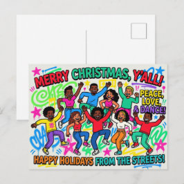 メリークリスマスをみんなに! ポストカード