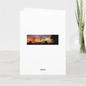 メリークリスマスを望むために忘れて下さいか。 雪の方法! カード (裏面)