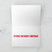 メリークリスマスを望むために私が忘れる雪の方法! シーズンカード