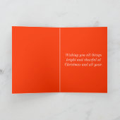 メリークリスマスを望んでいるすずめ シーズンカード (内部)