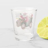 メリークリスマスを祝うサンタ ショットグラス (裏面)