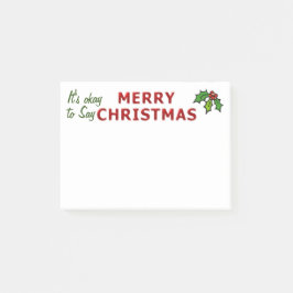 メリークリスマスを言うことわかりました ポストイット