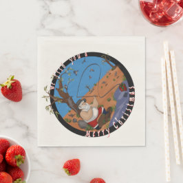 メリークリスマスを釣る – オージー・ナプキン スタンダードランチョンナプキン