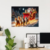 メリークリスマスを願っています - O21 ポスター (ホームオフィス)