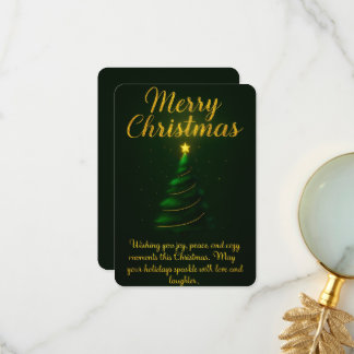 - "メリークリスマスを願って" サンキューカード