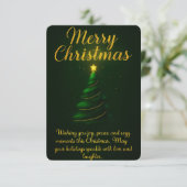 - "メリークリスマスを願って" サンキューカード (スタンド正面)