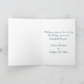 メリークリスマスアイコン人気があるセット シーズンカード (内部)