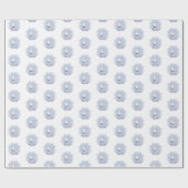 メリークリスマスアイススケートスノーフレークデザイン ラッピングペーパー (フラット)