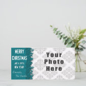 メリークリスマスアイスブルースノーフレーク シーズンカード (スタンド正面)