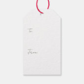 メリークリスマスアウトドアテンティングサンタクロース ギフトタグ (裏面)