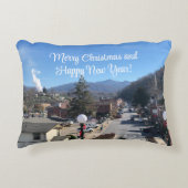 メリークリスマスアクセント枕16" x 12" アクセントクッション (正面)