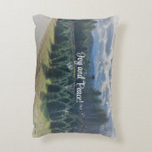 メリークリスマスアクセント枕16" x 12" アクセントクッション (裏面(縦))