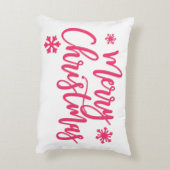 メリークリスマスアクセント枕 アクセントクッション (裏面(縦))