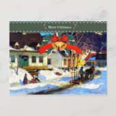 メリークリスマスアケベックビレッジ通り ポストカード (正面)