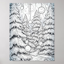 メリークリスマスアダルトカラーリング ポスター