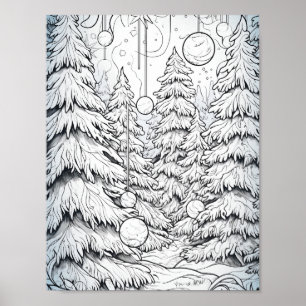 メリークリスマスアダルトカラーリング ポスター