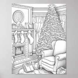 メリークリスマスアダルトカラーリング ポスター