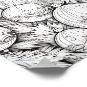 メリークリスマスアダルトカラーリング ポスター (角)