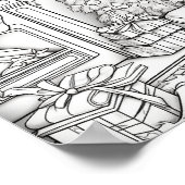 メリークリスマスアダルトカラーリング ポスター (角)