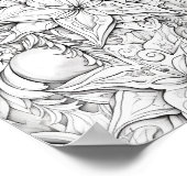 メリークリスマスアダルトカラーリング ポスター (角)