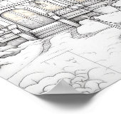 メリークリスマスアダルトカラーリング ポスター (角)