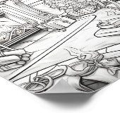 メリークリスマスアダルトカラーリング ポスター (角)